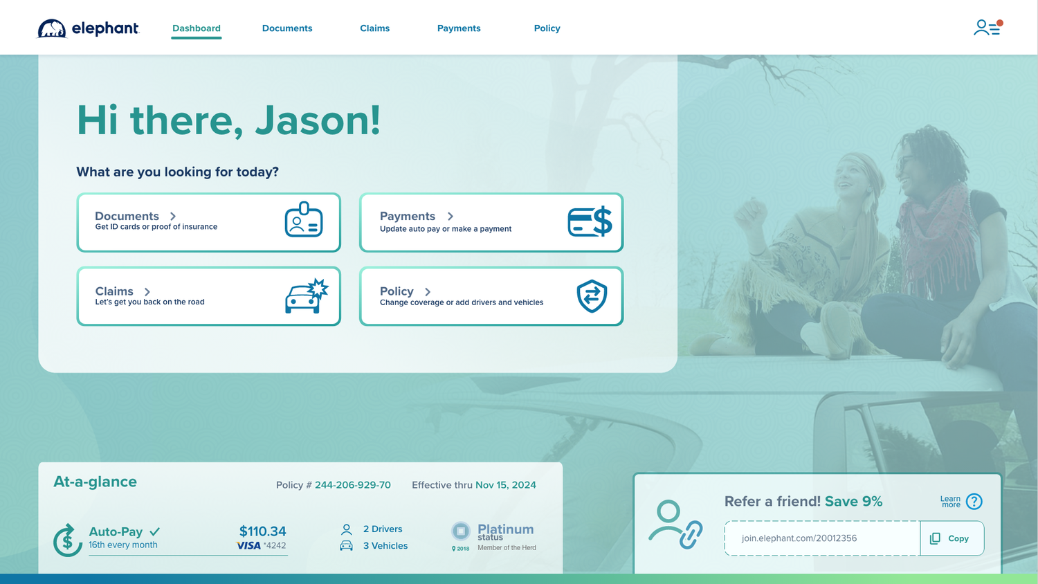Elephant Customer Portal
