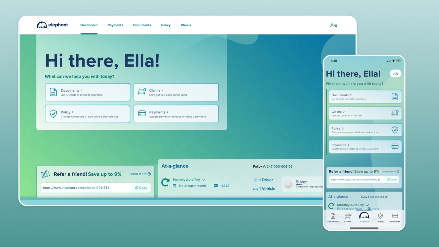 New Dashboard Layout